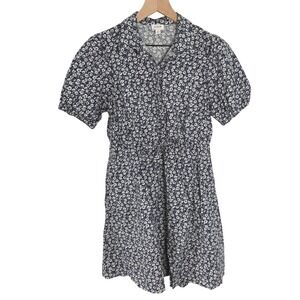 J.Crew Factory $118 Short Sleeve Floral Mini Dress Size 6 BT113